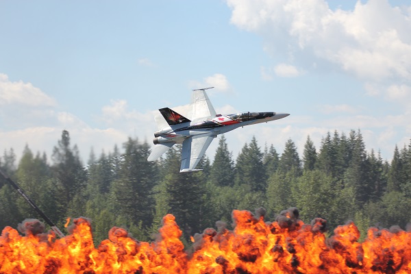F18 & a Wall of Fire